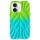 TPU чехол Leaf для Apple iPhone 16 (6.1") Green / Aqua