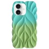 TPU чехол Leaf для Apple iPhone 16 (6.1 дюйма) Marine Green / Mint