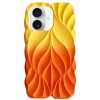 TPU чехол Leaf для Apple iPhone 16 (6.1 дюйма) Yellow / Orange