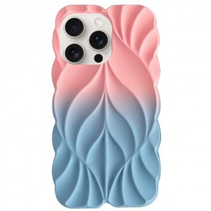 TPU чохол Leaf для Apple iPhone 14 Pro (6.1") Pink / Blue TPU чохол Leaf для Apple iPhone 14 Pro (6.1") Pink / Blue