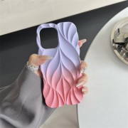 TPU чехол Leaf для Apple iPhone 14 Pro Max (6.7") Lilac / Pink