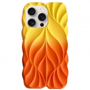 TPU чехол Leaf для Apple iPhone 14 Pro Max (6.7") Yellow / Orange