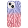 TPU чохол Leaf для Apple iPhone 15 (6.1") Lilac / Pink