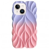 TPU чехол Leaf для Apple iPhone 15 (6.1 дюйма) Lilac / Pink