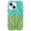 TPU чехол Leaf для Apple iPhone 15 (6.1 дюйма) Marine Green / Mint