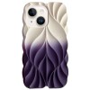 TPU чехол Leaf для Apple iPhone 15 (6.1 дюйма) White / Purple