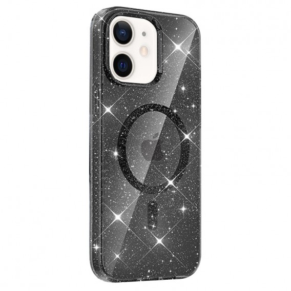 Чохол TPU Eclipse Sparkle (MagFit) для Apple iPhone 11 (6.1") Black