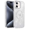 Чехол TPU Eclipse Sparkle (MagFit) для Apple iPhone 11 (6.1") Clear
