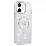 Чехол TPU Eclipse Sparkle (MagFit) для Apple iPhone 11 (6.1") Clear