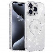 Чехол TPU Eclipse Sparkle (MagFit) для Apple iPhone 14 Pro (6.1") Clear