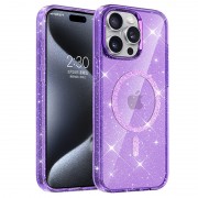 Чехол TPU Eclipse Sparkle (MagFit) для Apple iPhone 14 Pro (6.1") Purple
