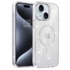 Чохол TPU Eclipse Sparkle (MagFit) для Apple iPhone 15 (6.1") Clear