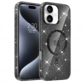 Чехол TPU Eclipse Sparkle (MagFit) для Apple iPhone 16 (6.1 дюйма) Black