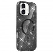 Чохол TPU Eclipse Sparkle (MagFit) для Apple iPhone 16 (6.1") Black