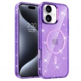 Чехол TPU Eclipse Sparkle (MagFit) для Apple iPhone 16 (6.1 дюйма) Purple