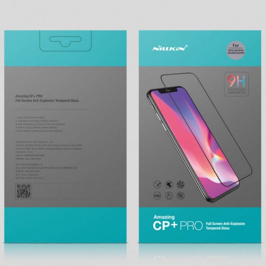 Защитное стекло Nillkin (CP+PRO) для Samsung A20/A30/A30s/A50/A50s/M30/M30s/M31/M21/M21s Черный - изображение 4