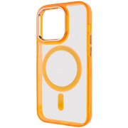 Чехол TPU Iris with MagSafe для Apple iPhone 14 Pro (6.1") Оранжевый