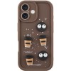 Чохол TPU Toys Case для Apple iPhone 16 (6.1") Brown / Always Happy