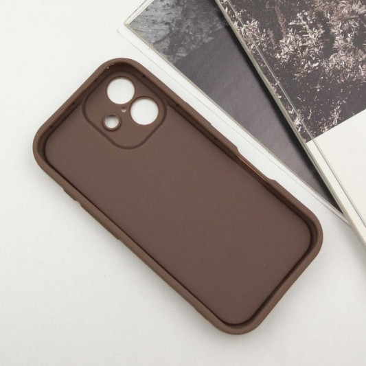 Чехол TPU Toys Case для Apple iPhone 16 (6.1") Brown / Always Happy - изображение 2