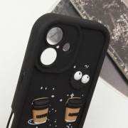 Чехол TPU Toys Case для Apple iPhone 16 (6.1") Black / Always Happy