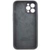 Чехол Silicone Case Full Camera Protective (AA) для Apple iPhone 12 Pro (6.1") Серый / Dark Gray