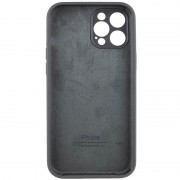 Чохол Silicone Case Full Camera Protective (AA) для Apple iPhone 12 Pro (6.1") Сірий / Dark Gray
