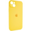 Чохол Silicone Case Full Camera Protective (AA) для Apple iPhone 13 (6.1") Жовтий / Yellow