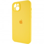 Чехол Silicone Case Full Camera Protective (AA) Apple iPhone 13 (6.1") Желтый / Yellow