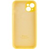 Чохол Silicone Case Full Camera Protective (AA) для Apple iPhone 13 (6.1") Жовтий / Yellow