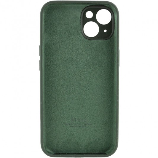 Чехол Silicone Case Full Camera Protective (AA) для Apple iPhone 13 (6.1") Зеленый / Cyprus Green - изображение 1