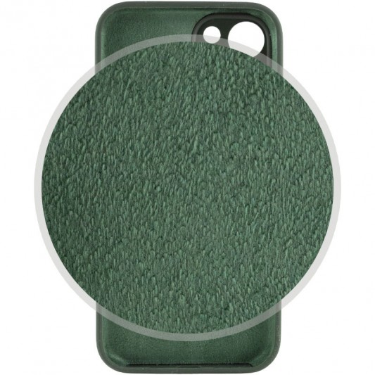 Чехол Silicone Case Full Camera Protective (AA) для Apple iPhone 13 (6.1") Зеленый / Cyprus Green - изображение 2