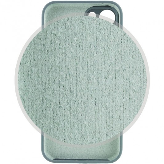 Чехол Silicone Case Full Camera Protective (AA) для Apple iPhone 13 (6.1") Зеленый / Pine green - изображение 2