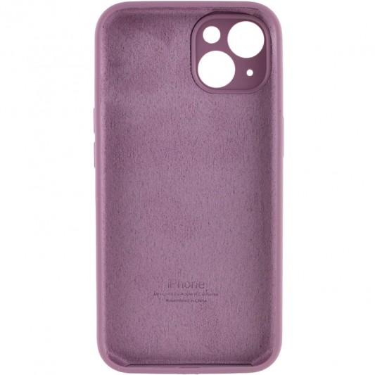 Чехол Silicone Case Full Camera Protective (AA) для Apple iPhone 13 (6.1") Лиловый / Lilac Pride - изображение 1