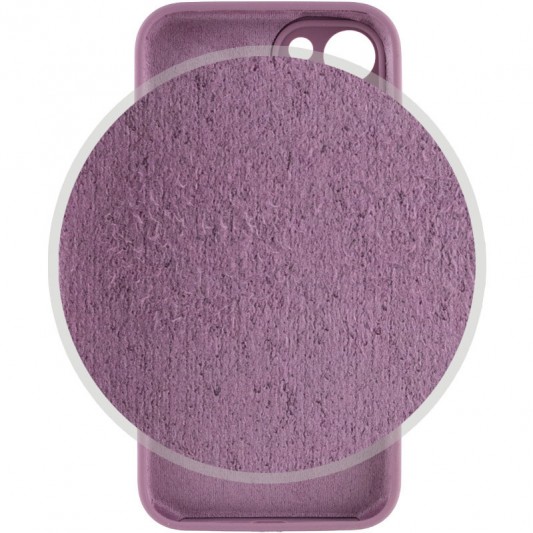 Чехол Silicone Case Full Camera Protective (AA) для Apple iPhone 13 (6.1") Лиловый / Lilac Pride - изображение 2