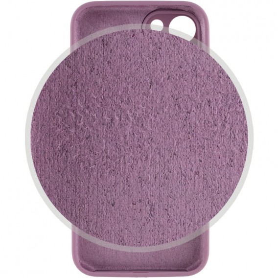 Чохол Silicone Case Full Camera Protective (AA) для Apple iPhone 13 (6.1") Ліловий / Lilac Pride