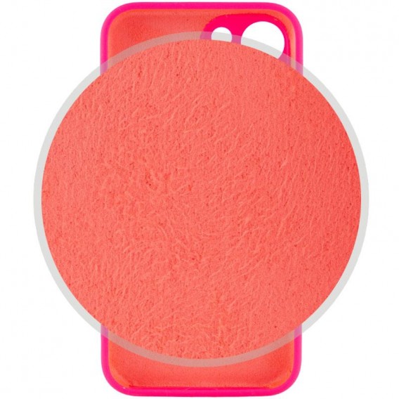 Чехол Silicone Case Full Camera Protective (AA) Apple iPhone 13 (6.1") Розовый / Barbie pink