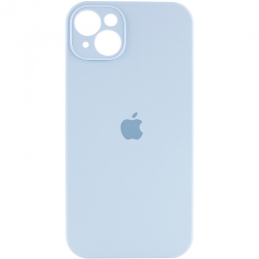 Чехол Silicone Case Full Camera Protective (AA) Apple iPhone 13 (6.1") Голубой / Sweet Blue
