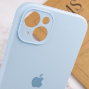 Чехол Silicone Case Full Camera Protective (AA) Apple iPhone 13 (6.1") Голубой / Sweet Blue