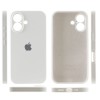 Чохол Silicone Case Full Camera Protective (AA) для Apple iPhone 16 Plus (6.7") Білий / White