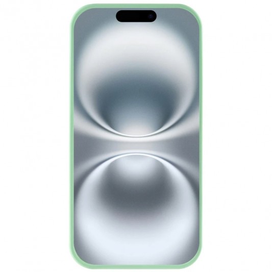 Чохол Silicone Case Full Protective (AA) для Apple iPhone 16e (6.1") Зелений / Pistachio - зображення 1 