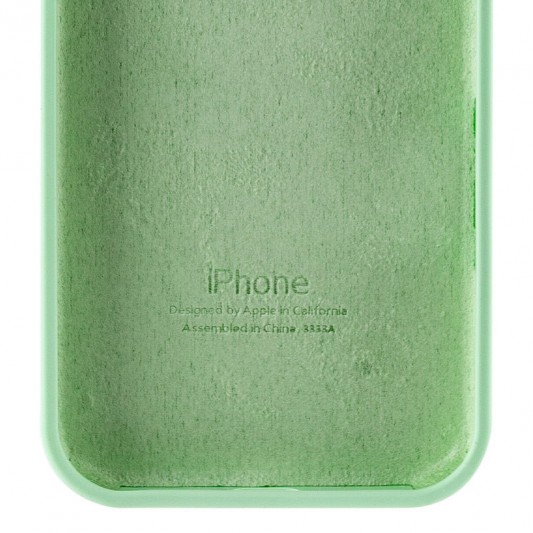 Чохол Silicone Case Full Protective (AA) для Apple iPhone 16e (6.1") Зелений / Pistachio - зображення 3 