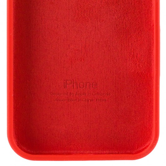 Чохол Silicone Case Full Protective (AA) для Apple iPhone 16e (6.1") Червоний / Red - зображення 2 
