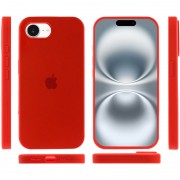 Чохол Silicone Case Full Protective (AA) для Apple iPhone 16e (6.1") Червоний / Red