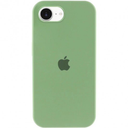 Чехол Silicone Case Full Protective (AA) для Apple iPhone 16e (6.1") Мятный / Mint