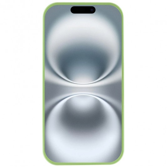 Чехол Silicone Case Full Protective (AA) для Apple iPhone 16e (6.1") Мятный / Mint - изображение 1