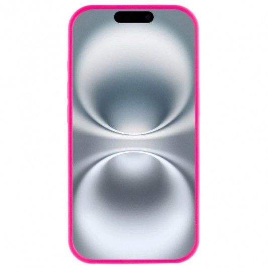 Чохол Silicone Case Full Protective (AA) для Apple iPhone 16e (6.1") Рожевий / Barbie pink - зображення 2 