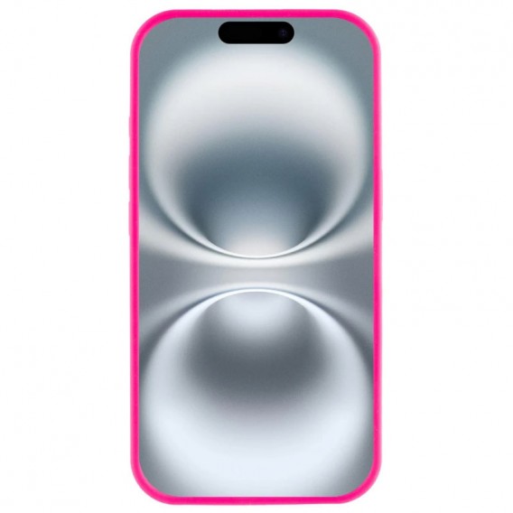 Чохол Silicone Case Full Protective (AA) для Apple iPhone 16e (6.1") Рожевий / Barbie pink