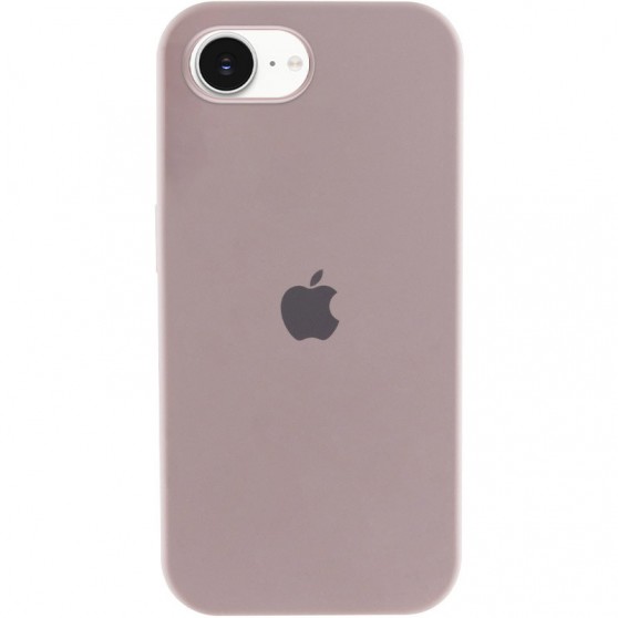 Чехол Silicone Case Full Protective (AA) для Apple iPhone 16e (6.1") Серый / Lavender