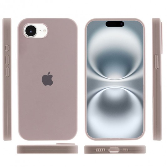 Чохол Silicone Case Full Protective (AA) для Apple iPhone 16e (6.1") Сірий / Lavender - зображення 3 