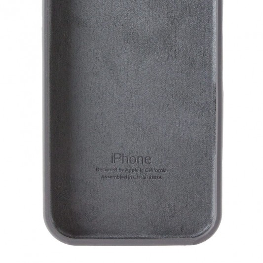 Чохол Silicone Case Full Protective (AA) для Apple iPhone 16e (6.1") Сірий / Dark Gray - зображення 1 